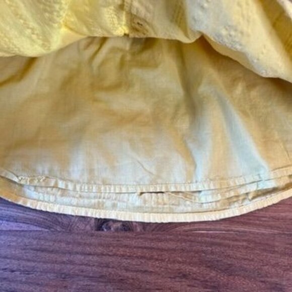 Genuine Kids From OshKosh Yellow Aloha Button-Front Cotton Skirt 3T - Picture 4 of 11